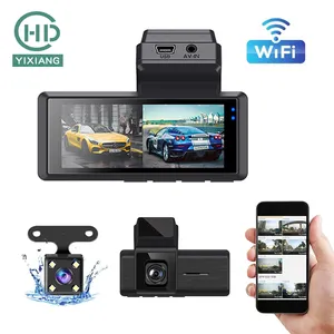 WiFi DashCam 1920*1080P ön ve arka dvr araba kamera WDR dokunmatik ekran Full HD Dash kamera gece görüş DVR FHD