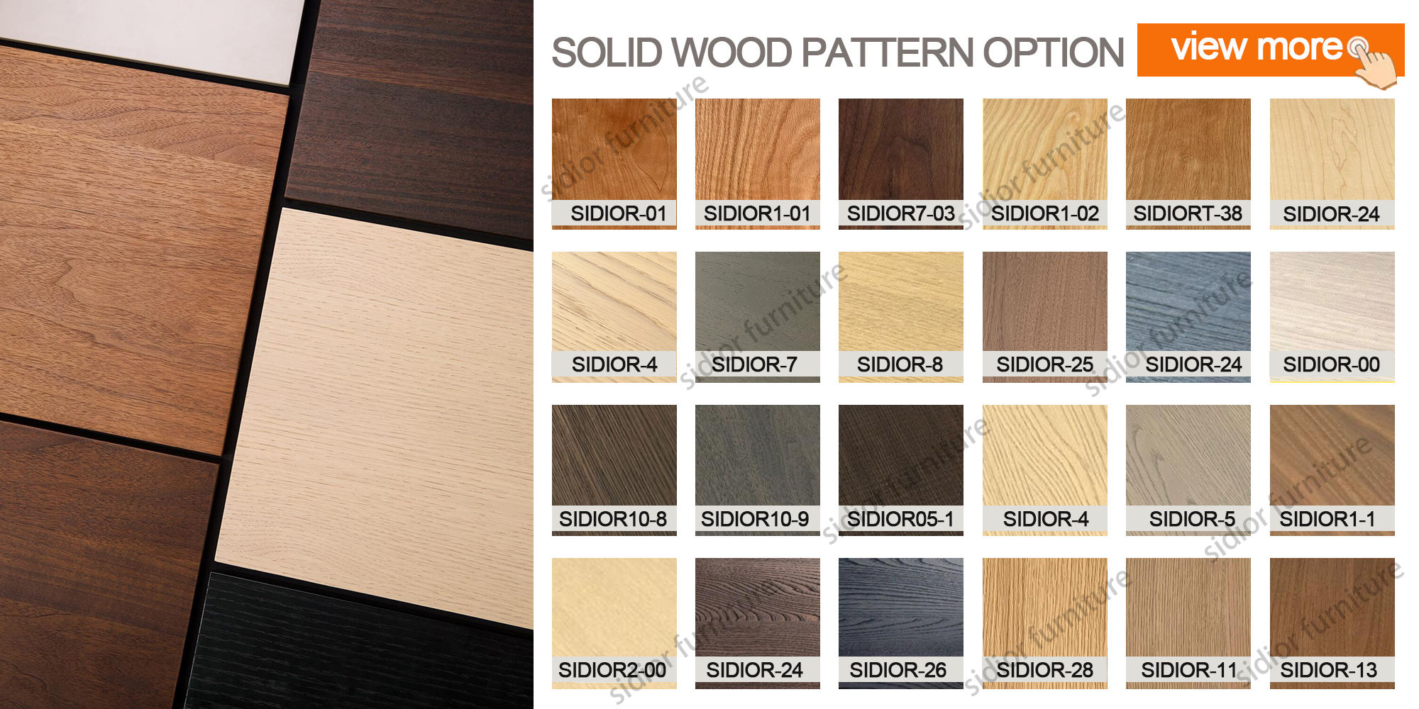 Patrón de madera maciza 1