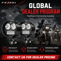 Phare auxiliaire de moto Ferei IM11 pour BMW GS Harley Honda KTM 7000LM longue portée, étanche IPX8