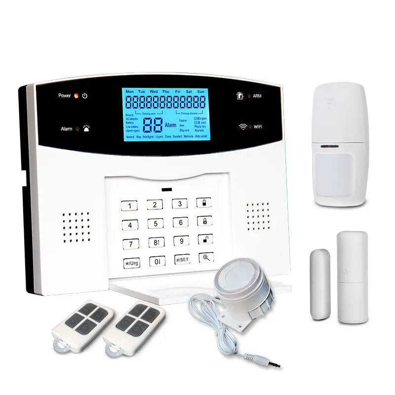 Android/IOS APP Kiểm Soát Thông Minh GSM PSTN WIFI 99 Khu Vực Không Dây Báo Động Nhà Chống Trộm Cho Khu Dân Cư An Toàn WL-JT-99ASF