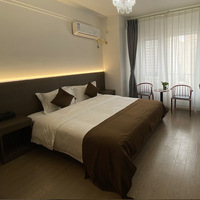 Ensemble de chambre d'hôtel standard design moderne Bilido avec cadre de lit pour chambre à coucher appartement ensembles complets de meubles pour chambre
