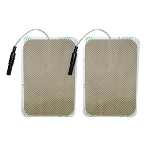 Surface Electrodes For <b>Physical</b> Therapy 6X9Cm Self Adhesive With Leads For Electrotherapy And Acupuncture Devices - Product Image 3