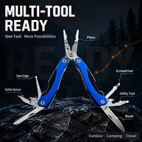 Outils multifonctions de survie en acier inoxydable pour le camping, pinces pliantes d'extérieur, pinces miniatures