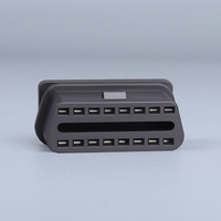 Adaptateur de connecteur de diagnostic OBD2 femelle 16 broches coudé à 90 degrés J1962F