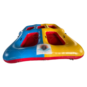 Bateau gonflable AirFunPro en PVC pour sports nautiques, capacité 100-500 kg, 3,8x2,4 m, 5-10 passagers - Product Image 5