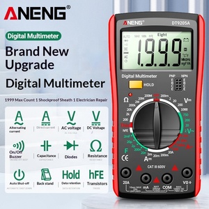 HD LCD Newly Released Auto Voltage Current Tester 1000V/750V Range 2mA-20A Capacitor Ohm Measurement - Product Image 2