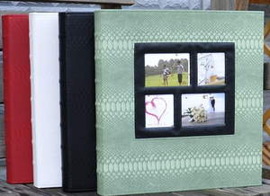 <span class=keywords><strong>Album</strong></span> Fotografico Grande in <span class=keywords><strong>Pelle</strong></span> PU con Capacità per 500 Foto 4x6, Pagine Nere - Product Image 6