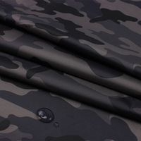 Tissu imprimé camouflage en taffetas 100% polyester, léger, imperméable, pour vêtements de filles, doublure de vestes