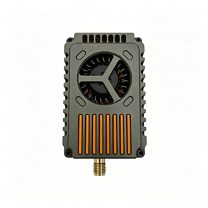 เครื่องส่งสัญญาณวิดีโออินดัสเทรียล VTX ระยะไกล 3.3GHz 10W 16CH เสาอากาศ MMCX อลูมิเนียมอัลลอยด์ ป้องกัน EMI ระบบกระโดดความถี่ - Product Image 2