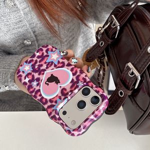 Custodia per <span class=keywords><strong>iPhone</strong></span> 17 Pro Max <span class=keywords><strong>con</strong></span> Stampa Leopardata Rosa e Gatto Nero a Cuore, Cover in PC Opaco per <span class=keywords><strong>iPhone</strong></span> 17 - Product Image 2