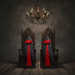 Capa de Superhéroe Unisex para Adultos, Disfraz de Dos Colores, Capa de Vestir Gótica Victoriana de Doble Cara, Largo, de Poliéster, en Existencia - Product Image 2