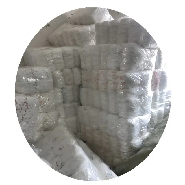 Transparent Bag Packing Low Price Defective Grade B Baby Diapers Stocks