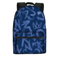 Sac à dos scolaire antivol en polyester à fermeture éclair pour garçons, idéal pour les lycéens