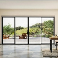 Ventanas Fijas de PU, Ventanas Multi-Deslizantes con Aislamiento Acústico Superior, Diseño de Arquitectura Residencial Moderna, Ideal para Hogares