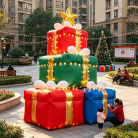 Boîte Cadeau Gonflable Géante de Noël en Gros – Modèle Gonflable pour Surprises d'Anniversaire et de Fêtes
