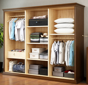 프리마 고급 럭셔리 모던 옷장 아일랜드 캐비닛 드레스룸 맞춤형 침실 원목 워크인 클로젯 시스템 세트 - Product Image 2