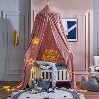 Canopée de lit pour enfants, moustiquaire, polyester, anti-acariens, style Ins, suspension au plafond, literie pour bébé