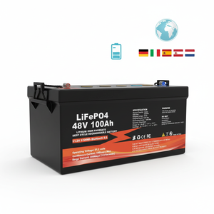 12V 24V 48V 리튬인산철(LiFePO4) 배터리, 10년 보증 벽걸이형 디자인, 비크트론, 데이 리튬 배터리용 CAN RS485 통신 기능 탑재 - Product Image 2