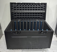 Flight case en plastique pour amplificateur, personnalisable en usine, avec écran LED, pour rack d'amplificateur et batterie