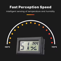 Great Farm Offre Spéciale LCD Thermomètre numérique Hygromètre Contrôle automatique Capteur de température
