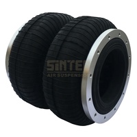 2S200-25F Type de bride en Aluminium, amortisseur en caoutchouc à Double enchevêtrement, airbag, levage, Suspension, ballon à ressort