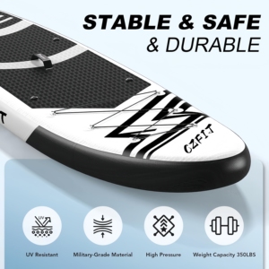 CZFIT OEM ขายส่งกระดานพายลมแบบพกพา วัสดุดรอปสติทช์ สำหรับตกปลา <span class=keywords><strong>SUP</strong></span>  เป็นมิตรกับสิ่งแวดล้อม จัดส่งแบบดรอปชิปปิ้ง จากโรงงาน - Product Image 3