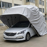 Carpa Plegable Portátil Moderna de Aleación de Aluminio para Garajes Exteriores - Equipo Retráctil para Ferias Comerciales