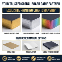 Fabrication de jeux de société personnalisés OEM, ensemble de jeux de société personnalisés en couleur, avec emballage personnalisé, service d'impression de boîtes cadeaux