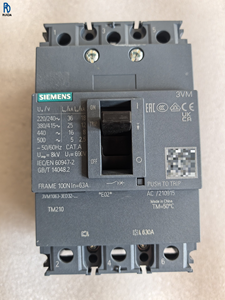 Disjoncteur à boîtier moulé 3VM1063-3ED32-0AA0 MCCB, protection contre les surcharges et les courts-circuits, commutateur de distribution électrique - Product Image 1