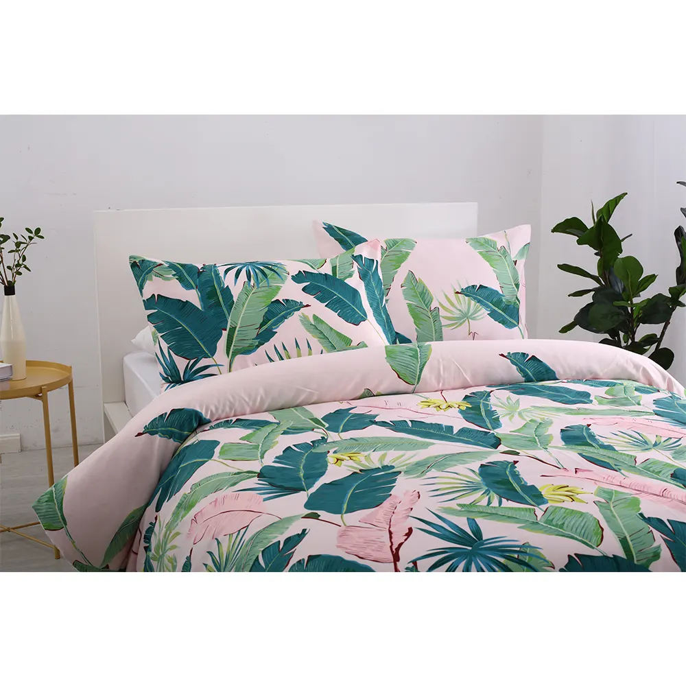 2024 nuevo diseño de lujo colorido estampado tela arte acolchado fundas de cama juego de cama
