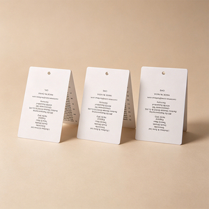 Etiquetas Colgantes Personalizadas, Ecológicas, de Papel Reciclado, Etiquetas <span class=keywords><strong>para</strong></span> Ropa, Etiquetas <span class=keywords><strong>para</strong></span> Prendas - Product Image 5