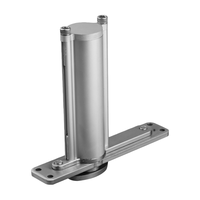 360 °   Charnière de porte rotative réglable, charnière dissimulée à fermeture automatique, charnière de porte pliante 3D robuste, charnière de pivot de porte dissimulée