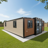 Luxe entièrement personnalisé facile à déplacer 3 chambres à coucher 20 40 pieds salon australie cuisine salle de bain maison conteneur extensible maison