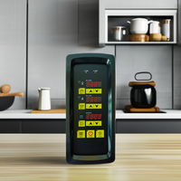 Thermostat à bouton en plastique de haute qualité, contrôleur de panneau intelligent, contrôle de la température du four commercial, indice de protection IP65 1C