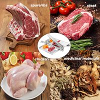 Trancheuse à viande congelée manuelle en acier inoxydable pour poisson et légumes