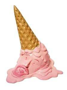 Pop art – statue <span class=keywords><strong>de</strong></span> crème glacée en fibre <span class=keywords><strong>de</strong></span> verre, sculpture <span class=keywords><strong>de</strong></span> rue, Figurine jouet, Figurine d'<span class=keywords><strong>action</strong></span> - Product Image 2