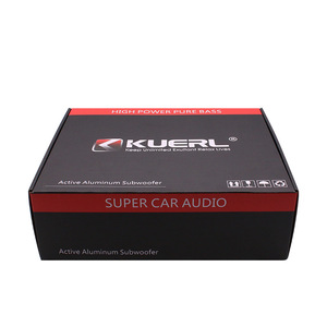Subwoofer de voiture Kuerl 10 pouces avec lumière LED, contrôle par application, sortie mono pour système audio de véhicule - Product Image 2