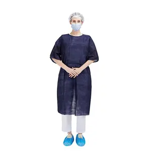 סיטונאי חד פעמי בידוד בית חולים רפואי מטופל כירורגית שמלת ב קצר שרוול