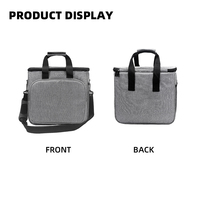 Sac isotherme de pique-nique grande capacité en polyester personnalisé pour l'extérieur, idéal pour les voyages et le transport de repas – Vente en gros