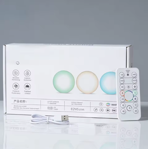 Wireless Rechargeable <b>LED</b> Puck <b>Lights</b> with Remote – 3PCS RGB & Warm White <b>Dimmable</b> <b>Ceiling</b>/Table Lamps for Bedroom - Product Image 4