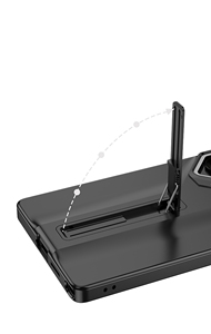 GKK for Samsung S26 S25 Ultra PC Phone Case Shockproof Geometric Design Kickstand Standoff Shield with Card Holder - Product Image 6