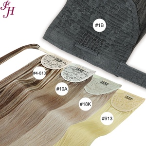 ผมต่อหางม้าแบบ Remy คุณภาพสูงจากยุโรป ยี่ห้อ FH Wholesale แบบ Double Drawn - Product Image 6
