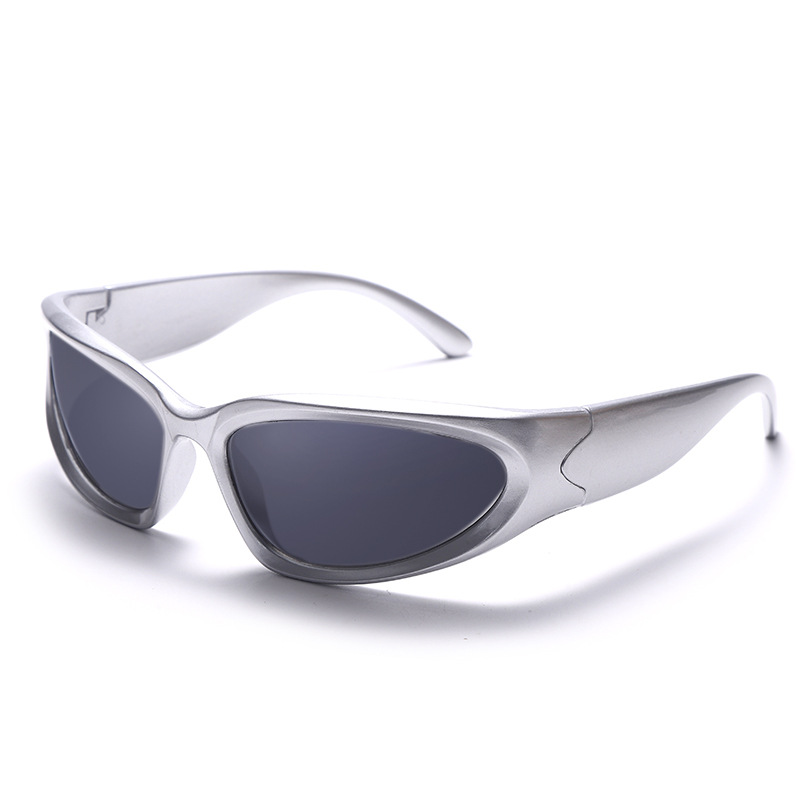 20896 New Punk Y2K Sunglasses Women Unique Sports Sun Glasses