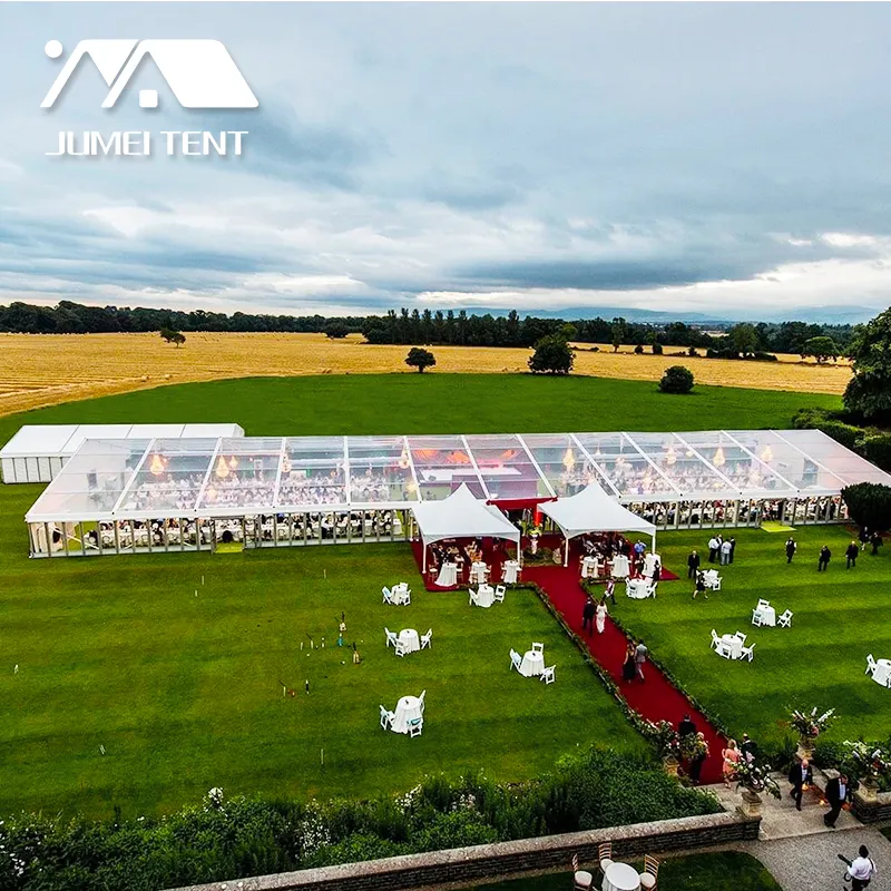 500 1000 pessoas eventos grandes vidro marquee tenda da festa de casamento