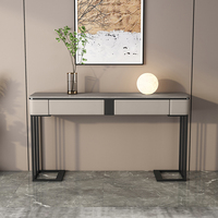 Console lumineuse de table Rock Board de luxe moderne, style simple pour le couloir d'entrée du salon ou le mur du couloir.