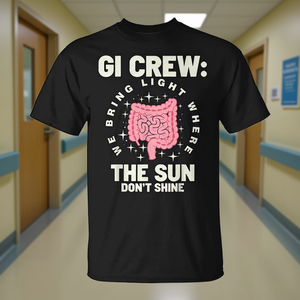T-shirt de gastro-entérologie Gi Crew, infirmière d'endoscopie, gastro-entérologue, humorisme médical - Product Image 3