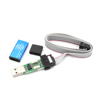 Emulador USB AVR JTAG ICE, Descargador USB de Amplio Rango de Voltaje con Protección Contra Sobrecorriente, Carcasa Metálica, Depurador y Programador