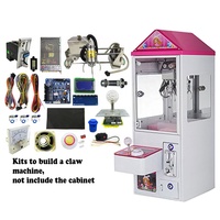Kit de montage DIY pour machine à griffes avec jeu de récompenses Key Master et personnalisation musicale, garantie 1 an, en métal et acrylique vert