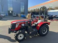 Tracteur agricole multifonctionnel Letol 4x4 8F+8R 25HP 50HP 75HP 4 cylindres, mini-tracteur pour jardin, serre, verger, motoculteur, tondeuse