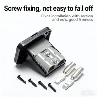 Support de fixation pour connecteur, spécifications optionnelles 50A 120A 175A, prise de base 1 à 6 broches pour montage au pied